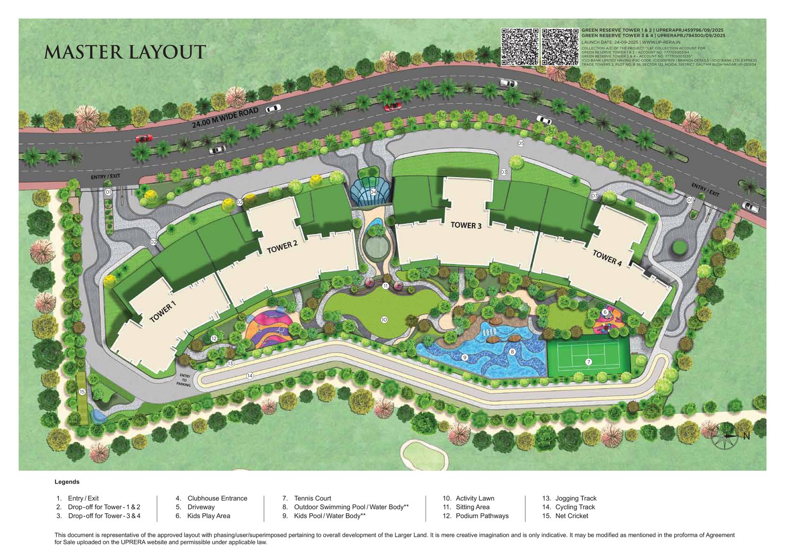 L&T green reserve master layout